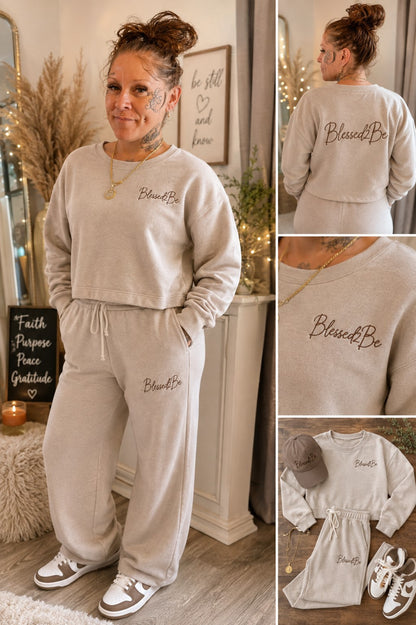 Blessed 2 Be Sweatsuit Sets