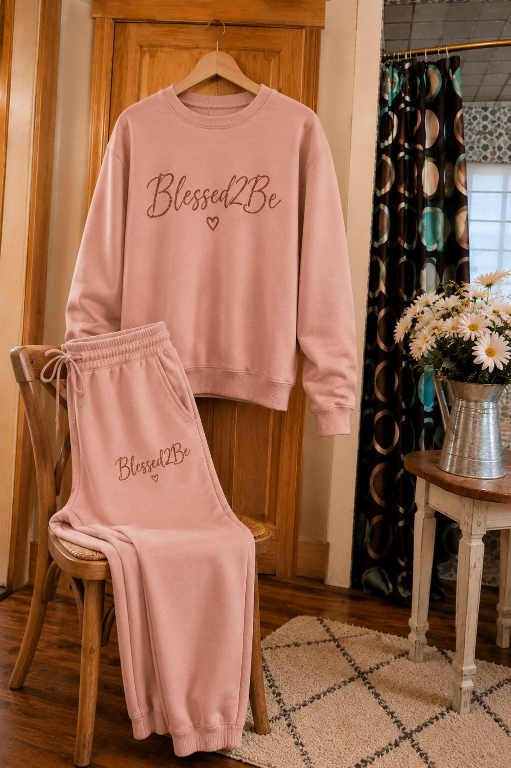 Blessed 2 Be Sweatsuit Sets