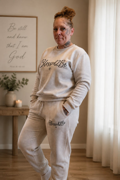 Blessed 2 Be Sweatsuit Sets
