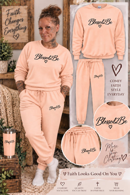 Blessed 2 Be Sweatsuit Sets