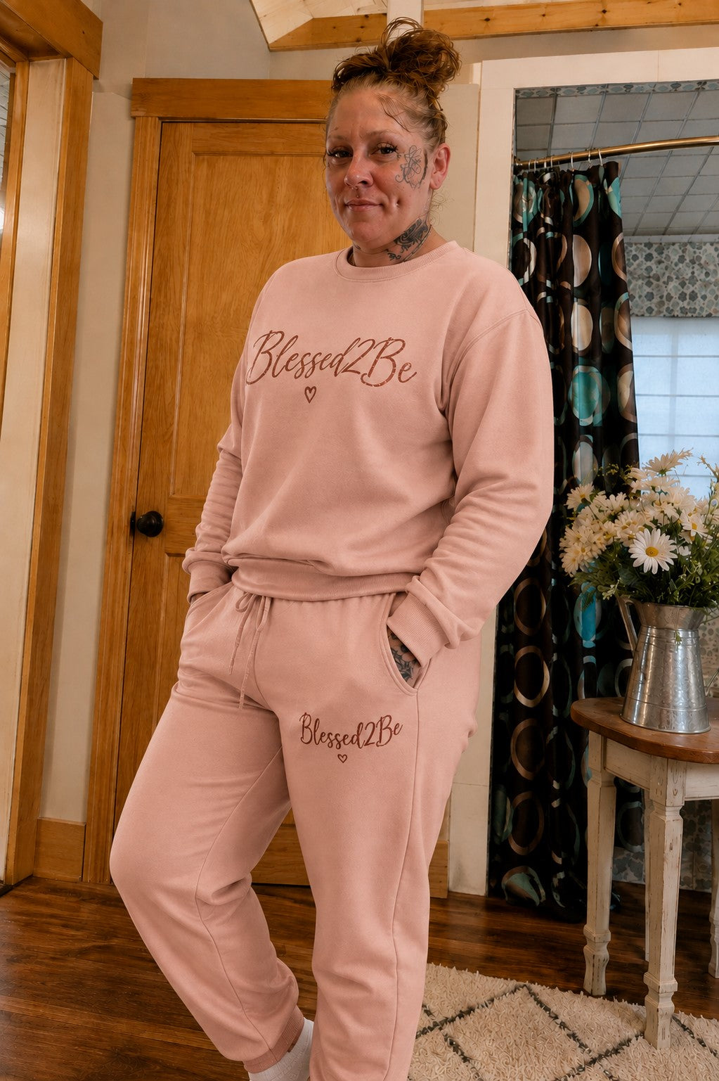 Blessed 2 Be Sweatsuit Sets