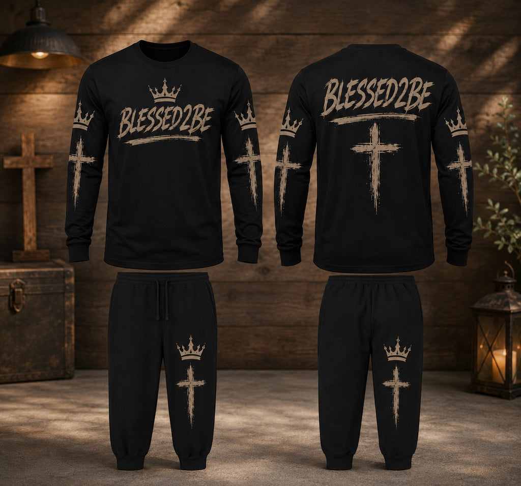Blessed 2 Be Sweatsuit Sets