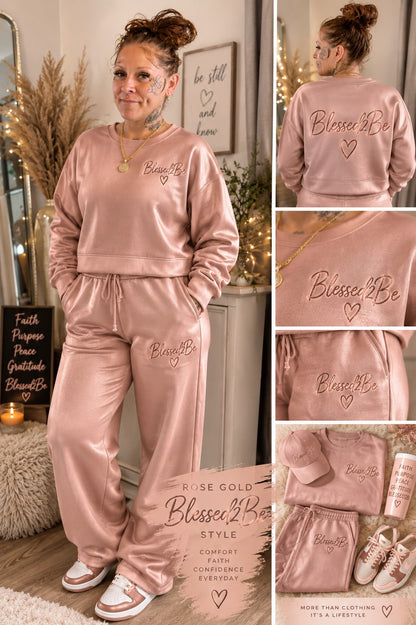 Blessed 2 Be Sweatsuit Sets