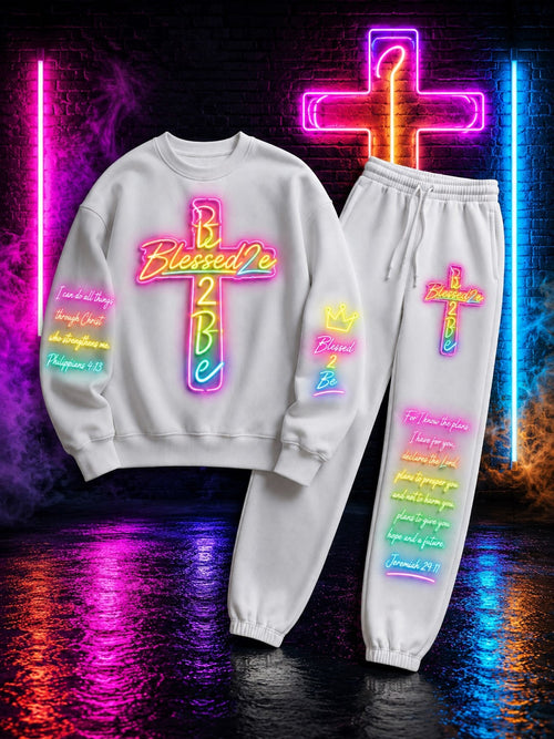 Blessed 2 Be Sweatsuit Sets